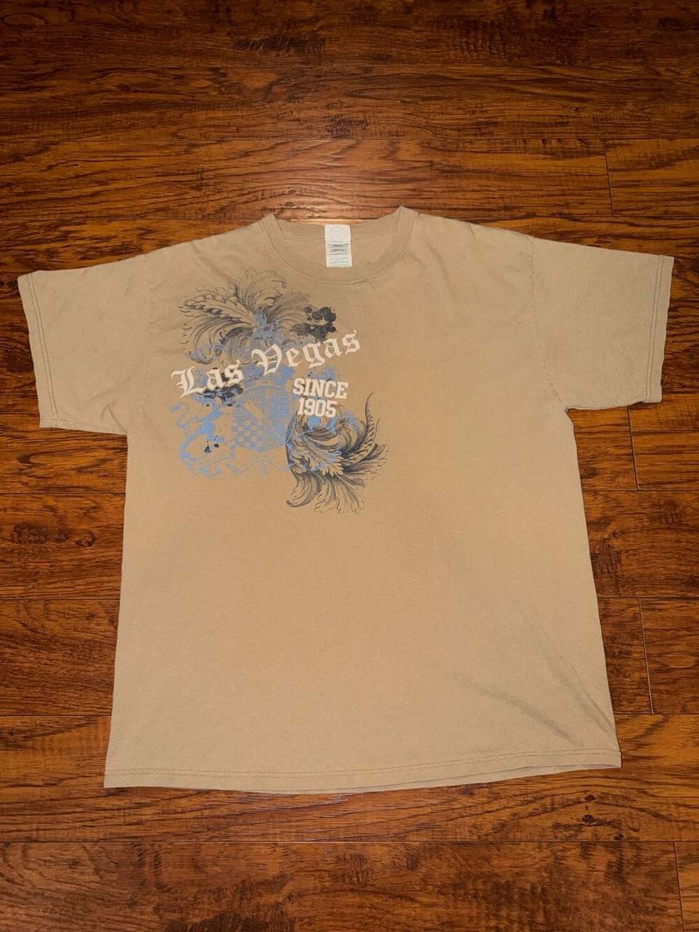 Vintage Delta Magnum Weight Las Vegas Since 1905 Graphic T-Shirt Size L